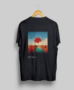 Prosper Sub rosa rose flower T Shirt Back (GPMU)