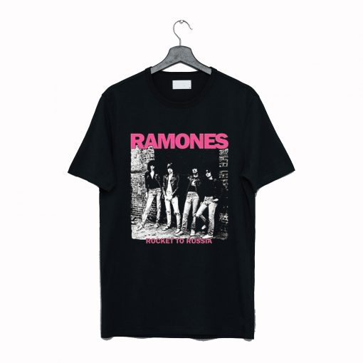 RAMONES ROCKET TO RUSSIA NEW BLACK T Shirt (GPMU)