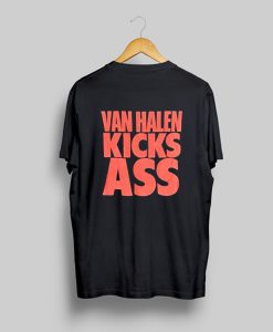 Van Halen Kicks Ass T-Shirt Back (GPMU)