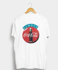 Vintage Sun Drinking Coca-Cola T-Shirt Back (GPMU)