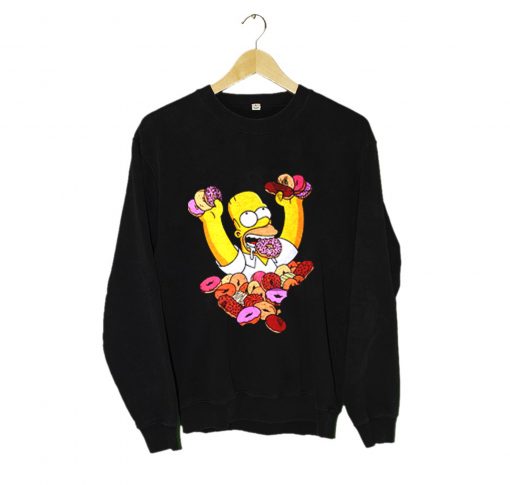 Homer Simpson Donut Sweatshirt (GPMU)