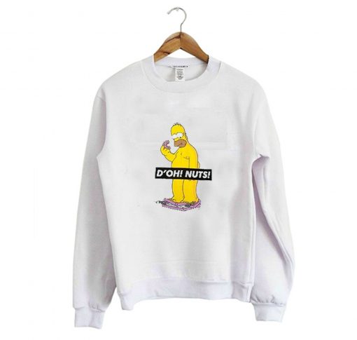 Homer Simpson Donuts D'Oh Sweatshirt (GPMU)