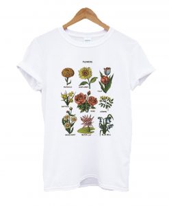 Marigold Sunflower Tulip Flowers T-Shirt (GPMU)