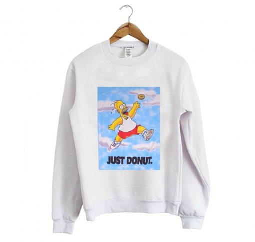 Vintage Homer Simpson Just Donut Sweatshirt (GPMU)