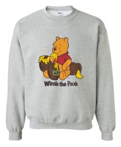 Vintage Winnie The Pooh Sweatshirt Grey (GPMU)