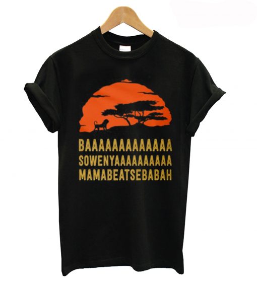 Baaa Sowenya Mamabeatsebabah African Lion T-Shirt (GPMU)