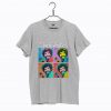Bob Ross Joy of Painting Colorful Faces Official T-Shirt (GPMU)