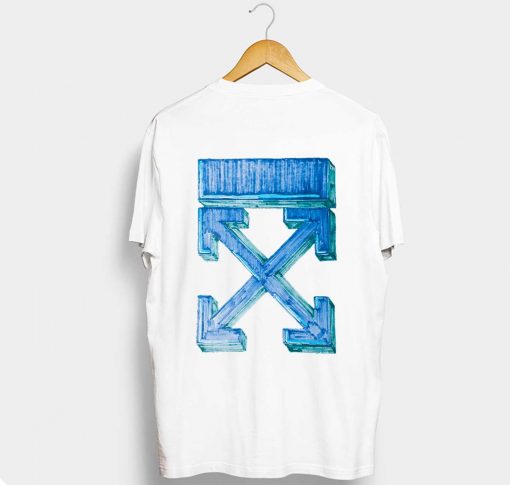 Off White Blue T Shirt (GPMU)