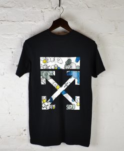 Off-White X Kaws T Shirt Back KM