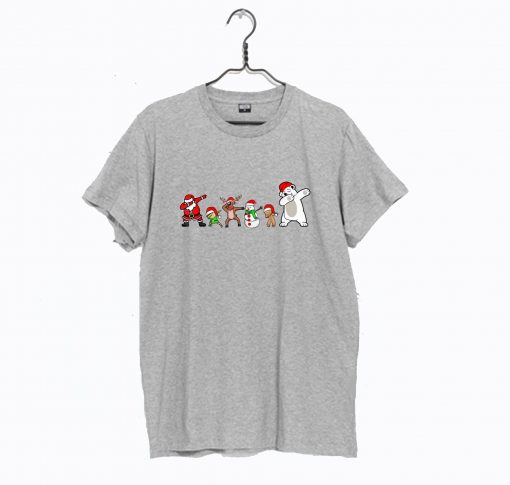 Santa Dabbing Friends Christmas T Shirt (GPMU)