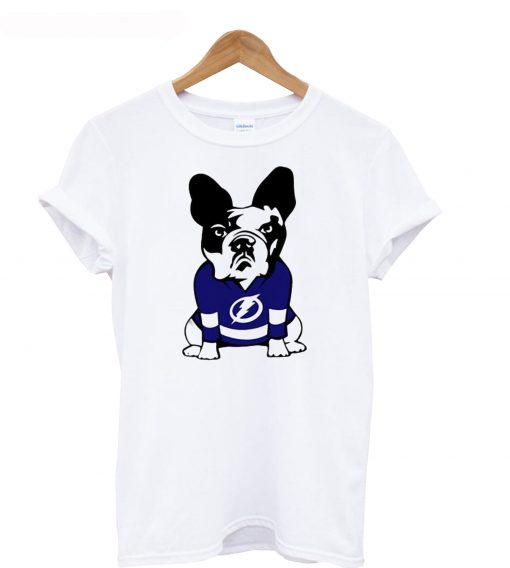 Tampa Bay Lightning French Bulldog T-Shirt (GPMU)