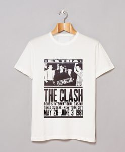 The Clash 1981 Poster T Shirt (GPMU)