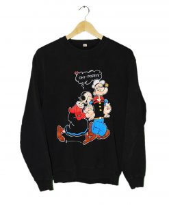 Vintage POPEYE And OLIVE OYL Sweatshirt (GPMU)