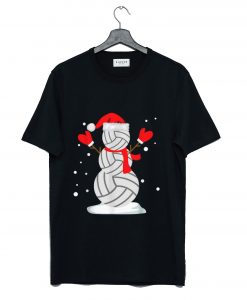 Volleyball Snowman T Shirt (GPMU)