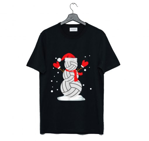 Volleyball Snowman T Shirt (GPMU)