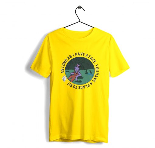 Long As I Have A Face You Have A Place To Sit T-Shirt Yellow (GPMU)
