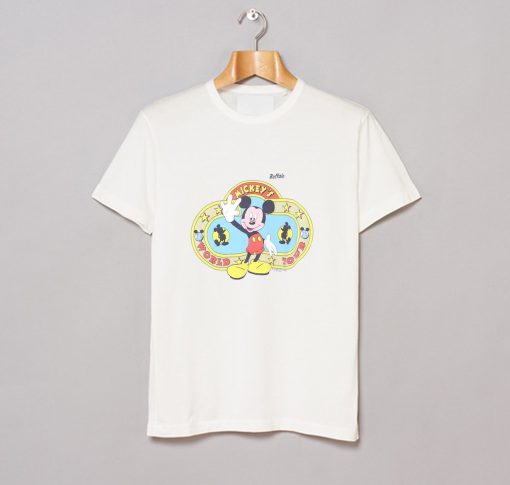 1990s Men's Mickey's World Tour T-Shirt (GPMU)