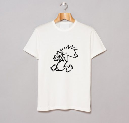 Calvin Running Naked t-shirt (GPMU)