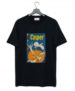 Casper The Friendly Ghost Pumpkin T-Shirt Black (GPMU)