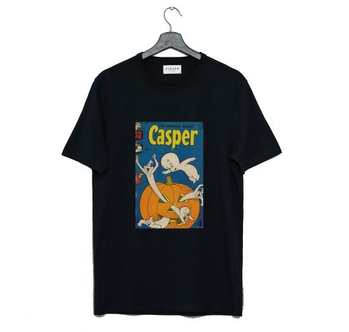 Casper The Friendly Ghost Pumpkin T-Shirt Black (GPMU)