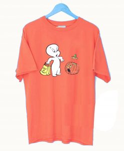 Casper The Friendly Ghost Pumpkin T-Shirt (GPMU)