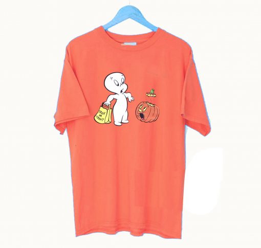 Casper The Friendly Ghost Pumpkin T-Shirt (GPMU)