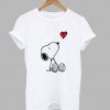 Heart sitting snoopy T Shirt (GPMU)