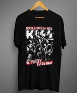 KISS Rock & Roll All Nite And Party Everyday T-Shirt (GPMU)