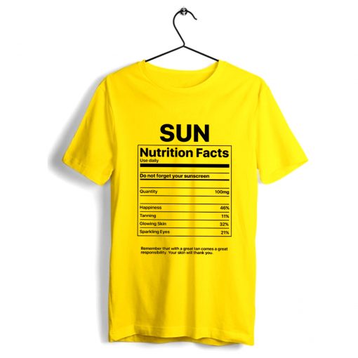 Sun Nutrition Facts T-Shirt (GPMU)