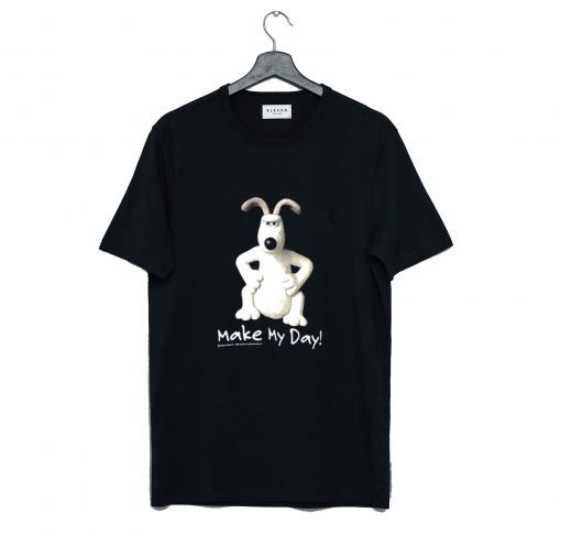 Vtg Wallace & Gromit Make My Day T-Shirt (GPMU)