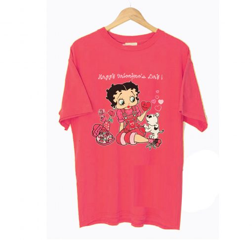 Vintage Betty Boop Valentine’s Day T-Shirt (GPMU)