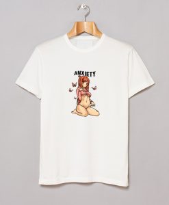 Anxiety Anime Girl Funny T Shirt (GPMU)