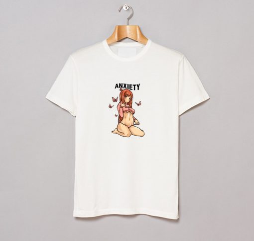 Anxiety Anime Girl Funny T Shirt (GPMU)