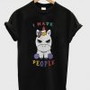 Baby Unicorn I Hate People T-Shirt (GPMU)