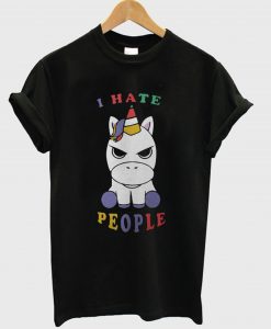 Baby Unicorn I Hate People T-Shirt (GPMU)