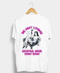 The Obey Lounge Cocktail T-Shirt Back (GPMU)