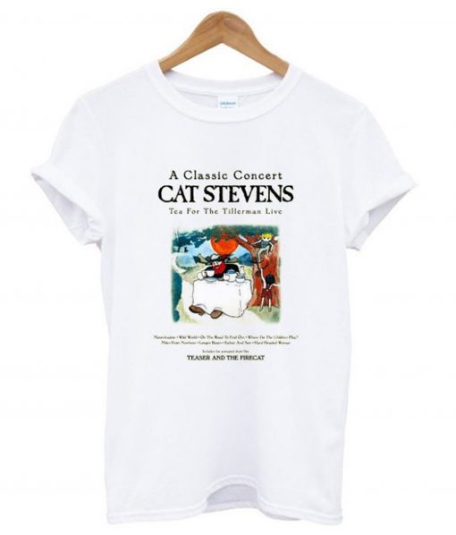 Cat Stevens a Classic Concert T-Shirt (GPMU)