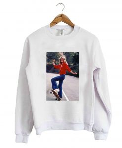 Farrah Fawcett skateboard Sweatshirt (GPMU)