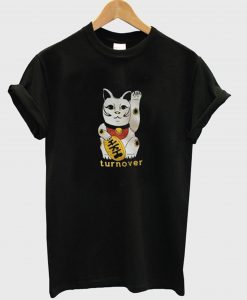 Turnover Lucky Cat T Shirt (GPMU)