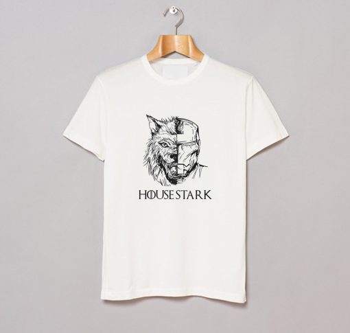 Direwolf Iron Man House Stark T-Shirt (GPMU)