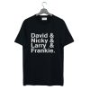 Disco DJ Legends David Mancuso Nicky Siano Larry Levan Frankie Knuckles T-Shirt (GPMU)
