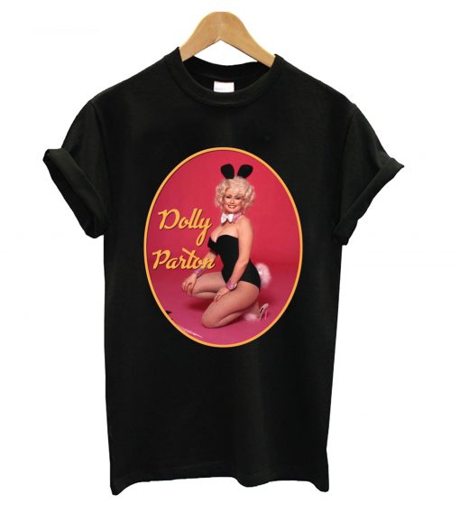 Dolly Parton Playboy Bunny Foto Poster T shirt (GPMU)