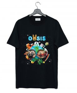 Oasis Bad Bunny Vinyl Record T Shirt (GPMU)