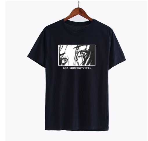 Are You Afraid Of The Dark Japanese Harajuku Anime T-Shirt (GPMU)