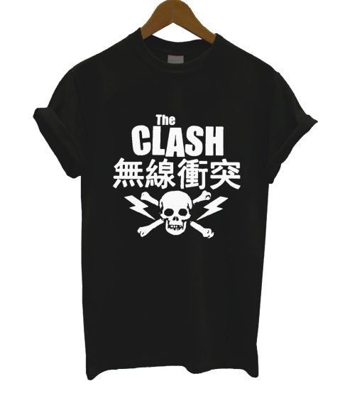 The Clash Japanese Skull New T Shirt (GPMU)