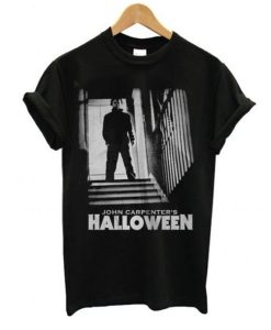 Halloween Michael Myers Stairs T Shirt (GPMU)