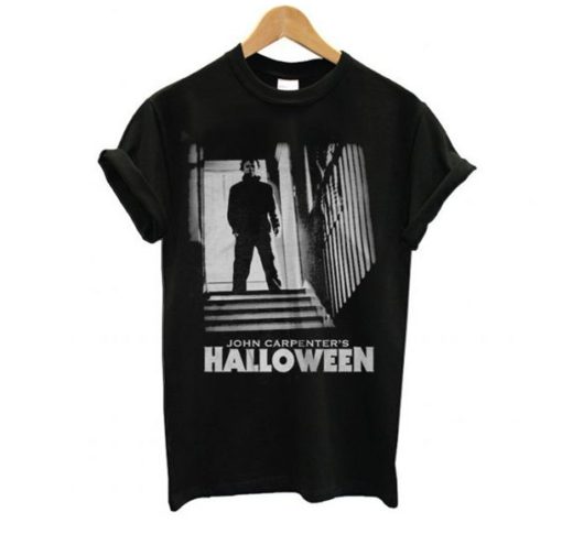 Halloween Michael Myers Stairs T Shirt (GPMU)