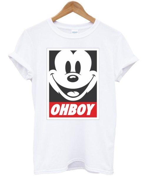 Oh Boy Mickey Mouse Obey Inspired T Shirt (GPMU)