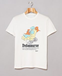 80s Dadasaurus Dinosaurs Cliff Galbraith Funny Cartoon Cute Dad T-Shirt (GPMU)