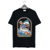 Funny Stay Positive Shark Attack Retro Comedy T Shirt (GPMU)